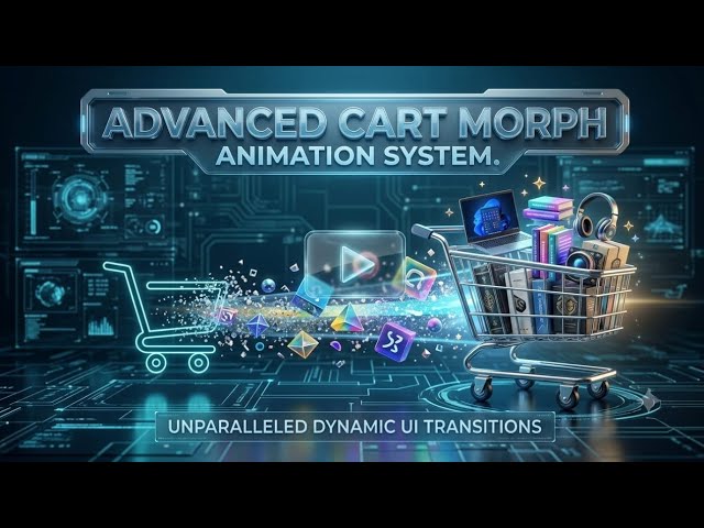 How to Build an Advanced Shopping Cart Animation with HTML, CSS & JavaScript