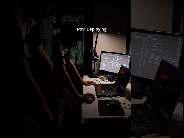 After Successful Deployment 🗿🔥🚀☠️ #shorts #viral #youtubeshorts #coding #video #shortvideo