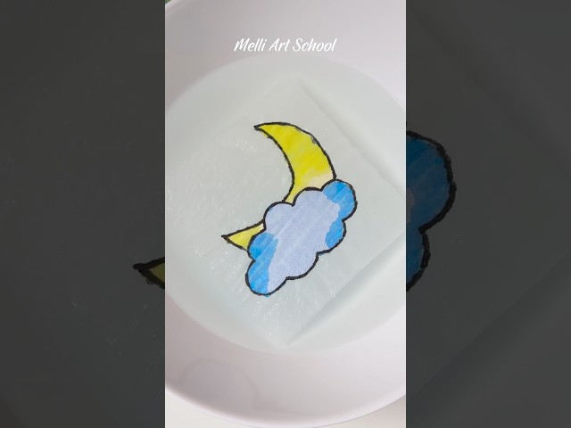 Magic Art! 🌙 #shorts #creative #art