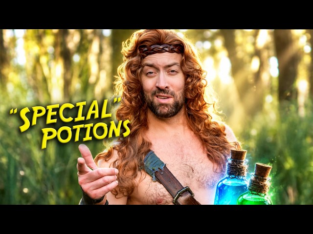 Greg overdosing on potions