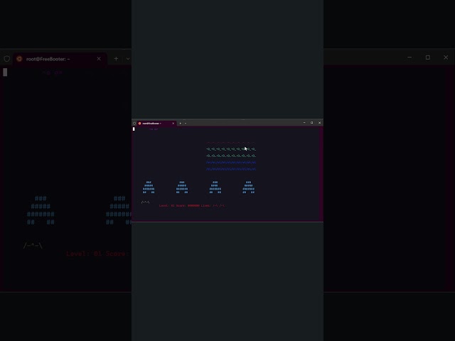 Play Ninvaders Space Invaders Game on Linux Terminal