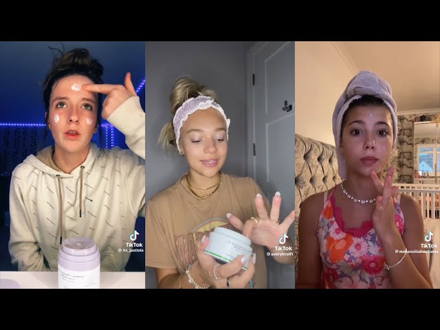 GRWM for bed - TikTok compilation