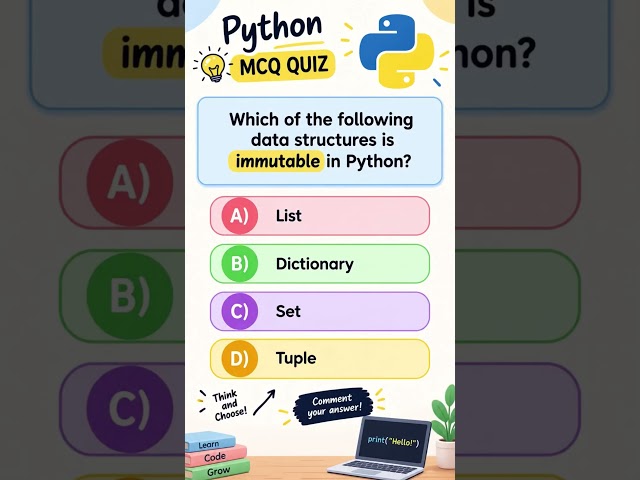 Immutable in python #python #coding #learnpython #pythonprogramming #codingforbeginners #learnai #ai