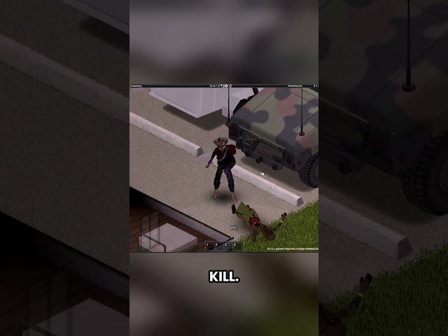 I Found A Hummer In Project Zomboid!  #projectzomboid #gaming