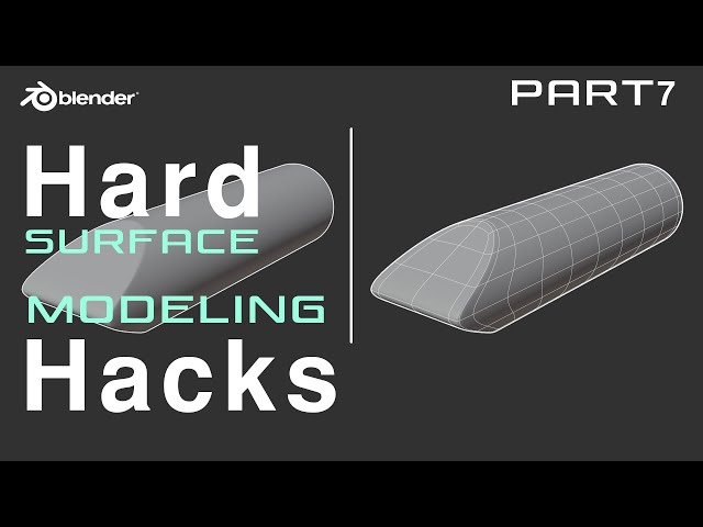 Hard Surface Modeling Hacks | Part 7 | Blender Tutorial