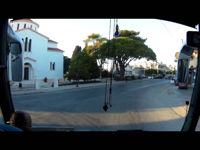 Going by bus from Rhodes Airport to Rhodes City