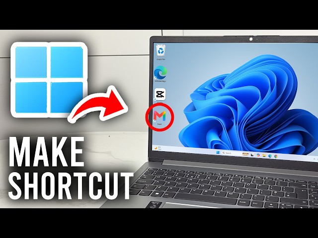 How To Make Gmail Shortcut On Desktop - Tutorial