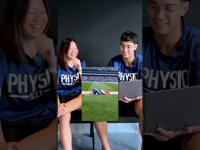 SIT Physiotherapy Students React To World Cup Clips