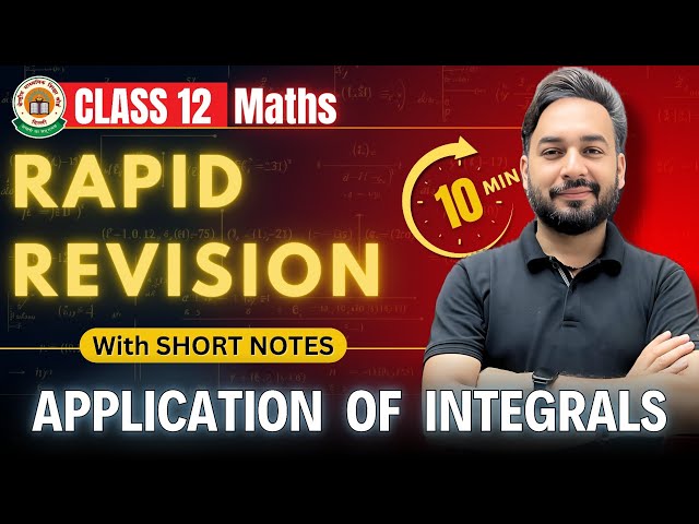 Applications of Integrals in 10 Mins🔥😱| Rapid Revision Class 12 Maths | Board Exams 2025