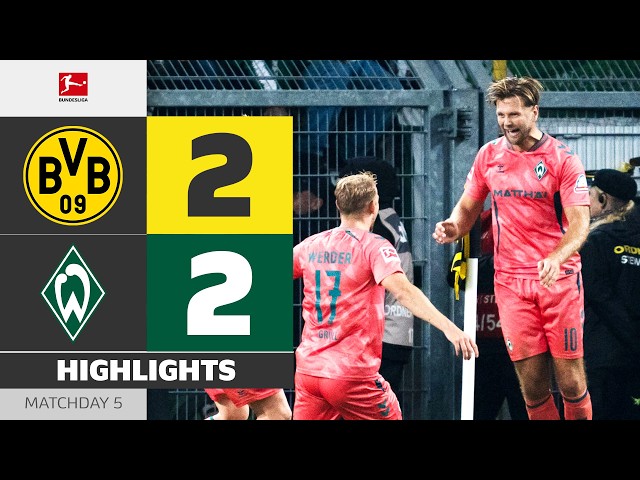 INCREDIBLE Comeback | BORUSSIA DORTMUND - WERDER BREMEN | Highlights | Matchday 5 – Bundesliga