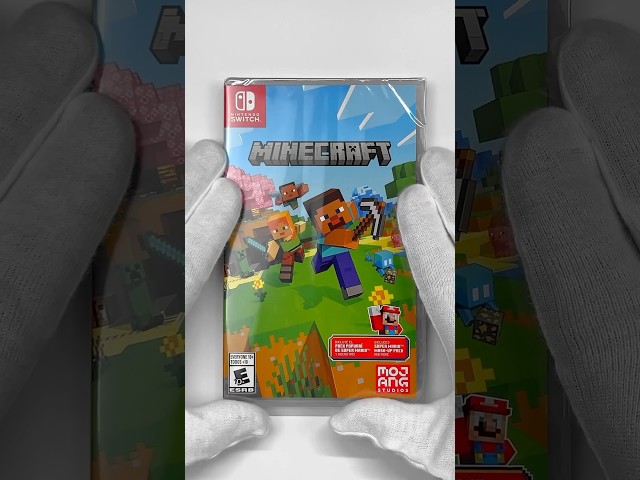New Minecraft Nintendo Switch 2025 Unboxing! #asmr