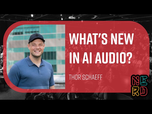 What's new in AI Audio? - Thor Schaeff
