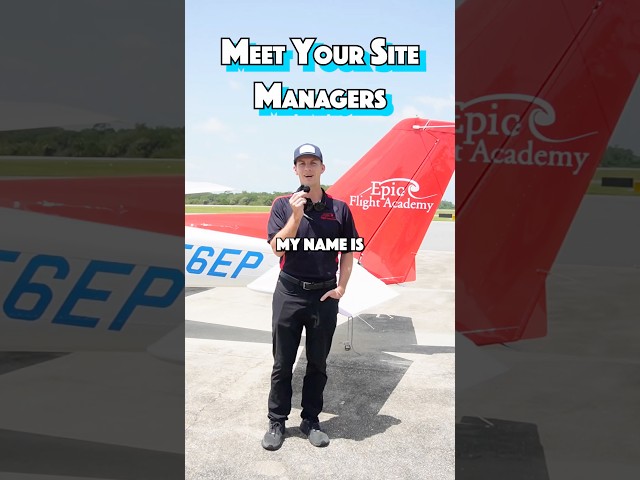 Meet the Site Managers Behind Epic’s Campuses 📍  #pilot #flighttraining #community #career