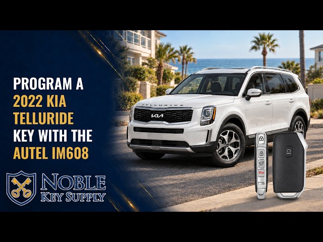 How to Program a 2022 Kia Telluride Key Using the Autel IM608