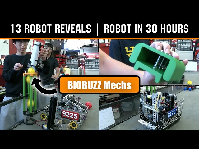 13 BIOBUZZ Robot Reveals | Robot in 30 Hours | FIRST Tech Challenge
