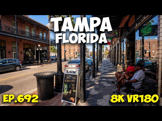 Exploring La Septima: Tampa’s Most Iconic Street ep.692 #8k #vr180 #3d #travel #fl #ybor