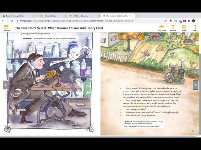 Story of the Week: The Inventor's Secret (What Thomas Edison told Henry Fod)