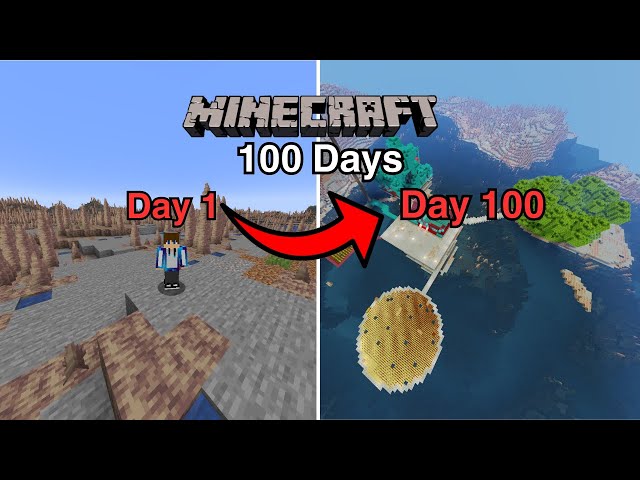 I Survived 100 Days Dripstone Only world in Minecraft Survival (Hindi)