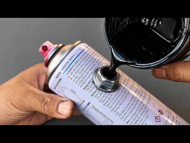 Don't Throw Away Empty Spray Cans! This Secret Oil Hack Works