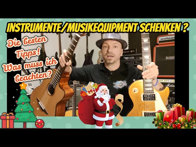 Zu Weihnachten Instrumente/Musikequipment schenken! Die besten Tipps! Was muss ich beachten?
