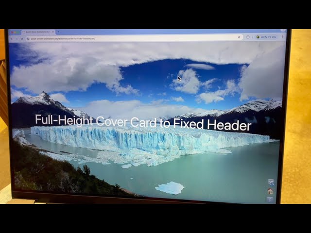 Scroll-driven animations demo