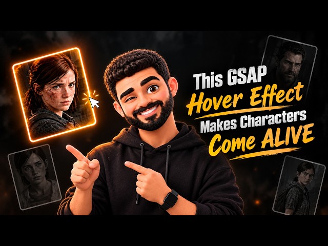 This GSAP Hover Effect Makes Characters Come ALIVE