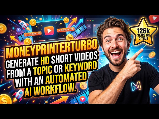 MoneyPrinterTurbo - Generate HD short videos from a topic or keyword with an automated AI workflow