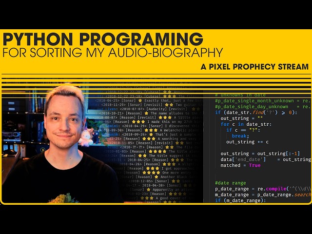 Python programming my custom parser [Archived Stream]