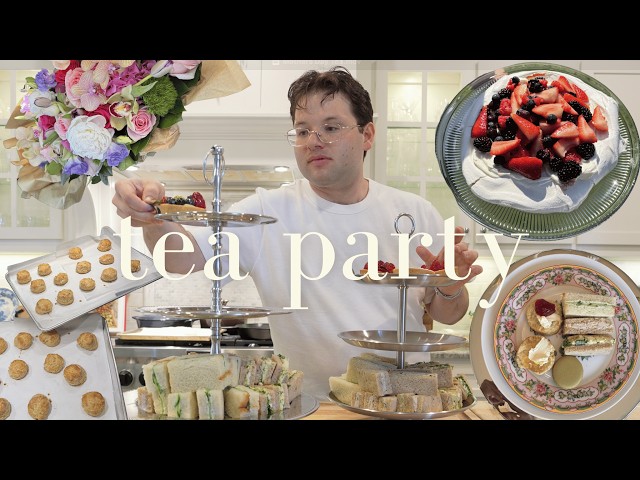 Hosting an Afternoon Tea from Start to Finish | Prep, Cook & Host With Me | Harrison Wallace