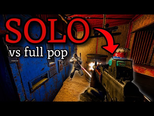 the BEST SOLO vs MAX POP Server on Rust Console
