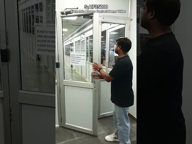 Secureye Biometric S-AIF25000 Access Contact Demo Video #aif25000 #secureye #viralvideo #shorts