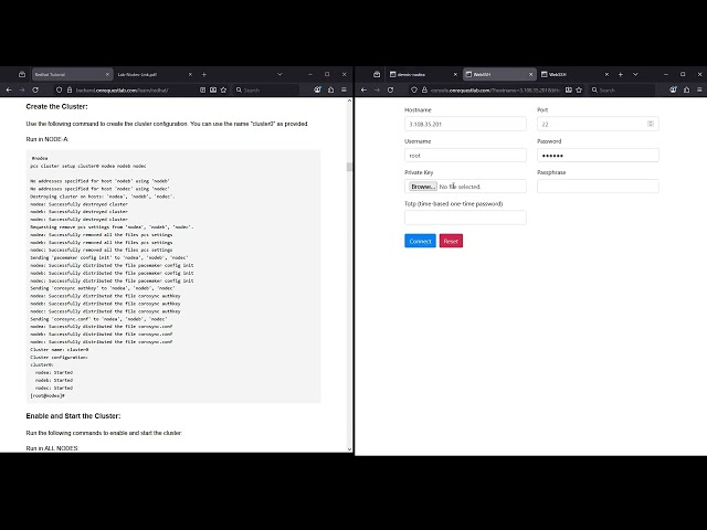 Red Hat High Availability Cluster: PCSD Authentication