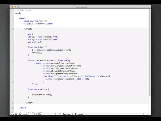 Introduction to JavaScript Animation
