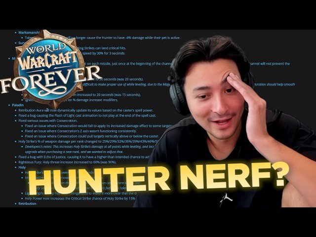 Blizzard Just Dropped a New WoW Forever Patch Notes | Pikaboo