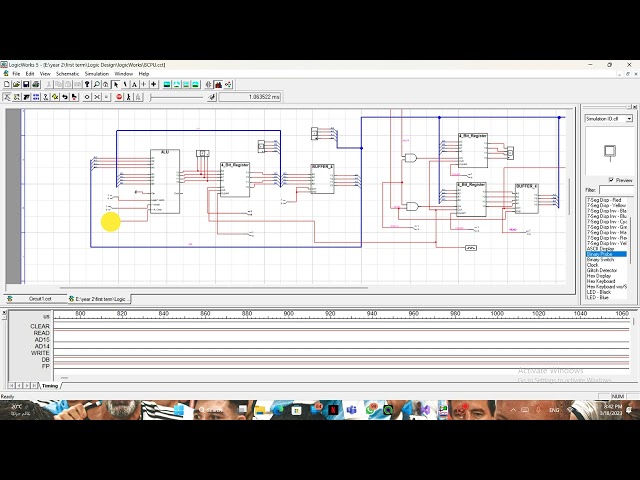 LogicWorks - LAB4 - Micro Processor - part 4