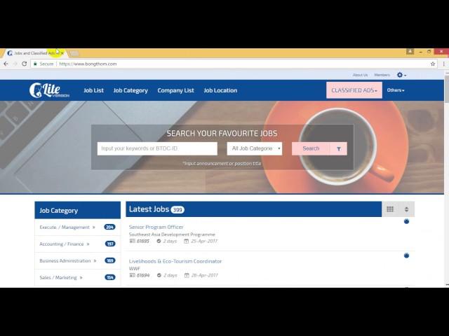 how to Search BongThom com Jobs in Cambodia – រកការងារធ្វើតាម online -YouTube
