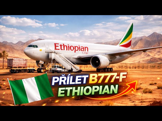 📦Tři cargo obři: Ethiopian Boeing 777-F z Lagosu😱✈️