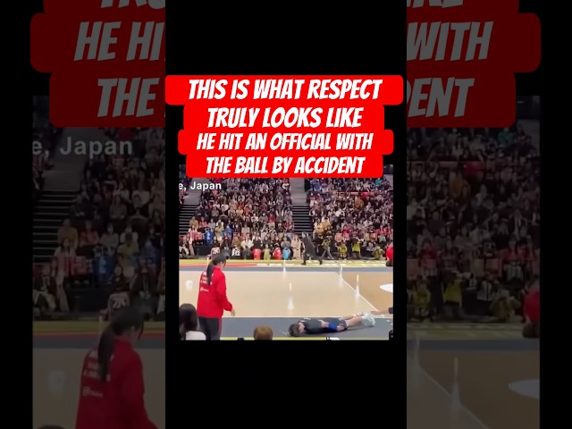 Athletes with respect #respect #athlete #honor #integrity #sports #volleyball #omg #amazing #wow ❤️