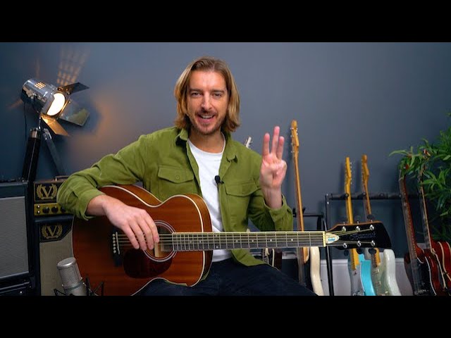 Acoustic Guitar Day 3 - Solid rhythm is the way with chords E and A  (Ad free)