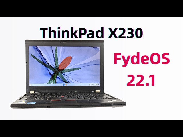 ThinkPad X230 + FydeOS 22: The Perfect Lightweight OS for an Old Laptop? [0051]