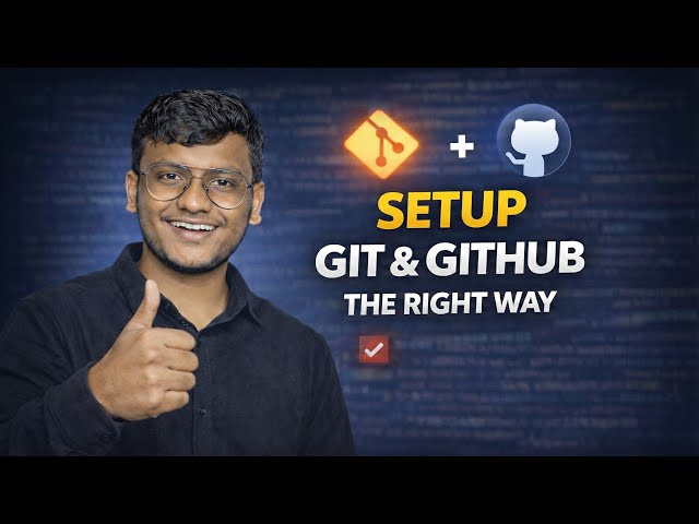 Git & GitHub Tutorial for Beginners | Setup + First Project Upload