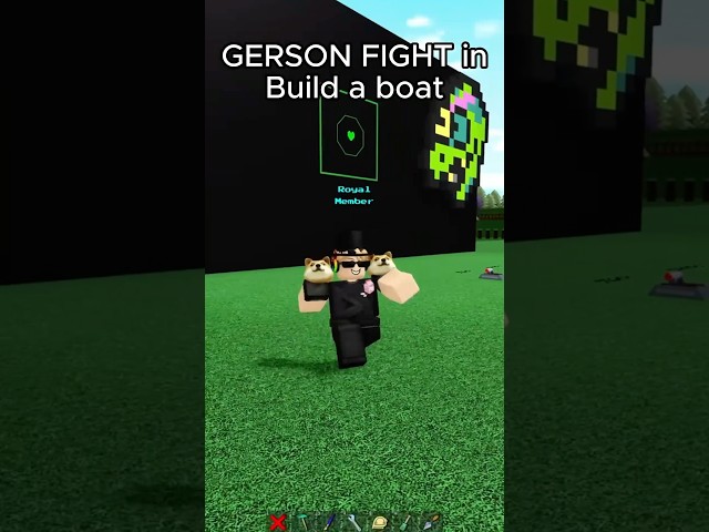 GERSON FIGHT in build a boat #deltarune #roblox #gerson #buildaboat #shorts #cool #fyp #undertale