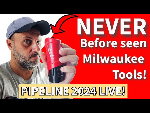 Never before seen Milwaukee Tools pipeline 2024 live!