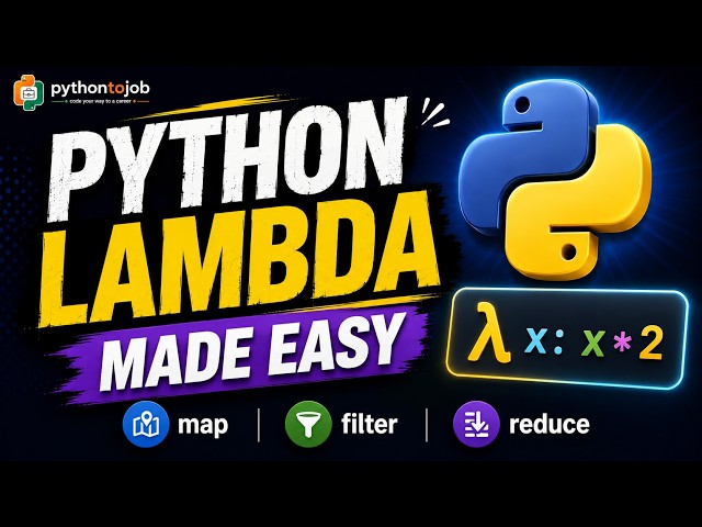 Python Lambda Functions Made Easy | Full Beginner Guide