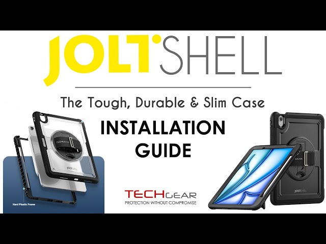 TECHGEAR JOLTSHELL Case Installation Guide - iPad Air 11" 2024