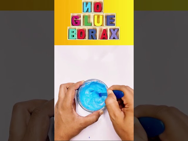 I TRIED TO MAKE SLIME NO GLUE❌NO BORAX❌#shorts