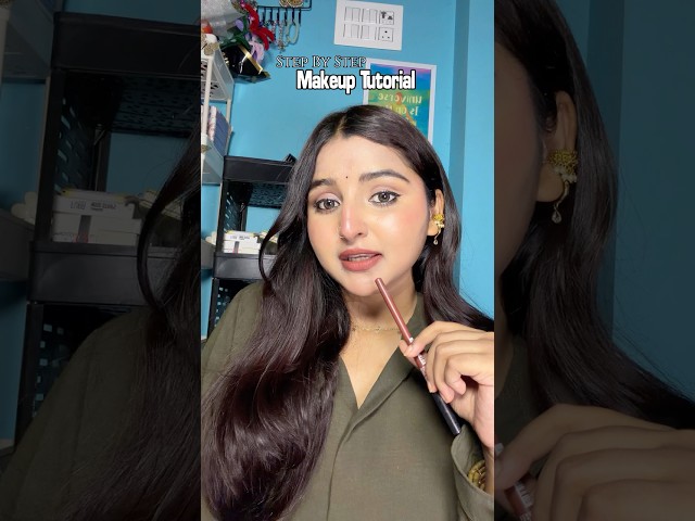 Step By Step By makeup tutorial 💚✨