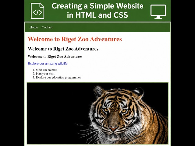 Task 2 - Build a simple HTML and CSS website for the TLevel Occupational Specialism -  Development
