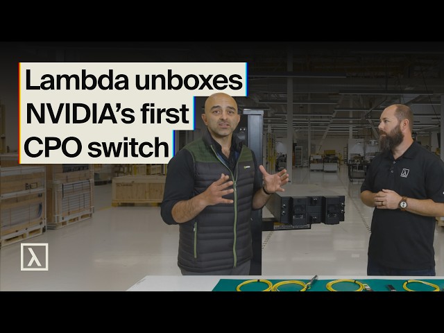 Lambda unboxes NVIDIA's first CPO switch | Quantum-X InfiniBand Photonics Q3450-LD