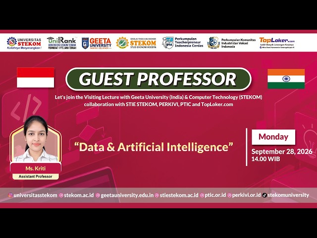 Guest Proffessor: Data & Artificial Intelligence